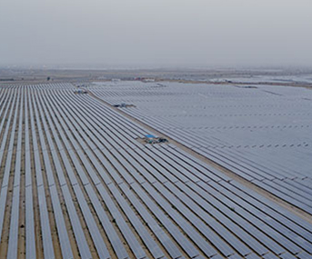 580 MWp Bhadla Solar Park, Rajasthan, India