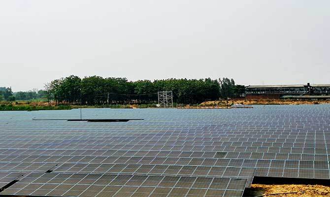 Sterling and Wilson Solar - 56.5 MWp Deoria Solar PV Park, Uttar Pradesh, India