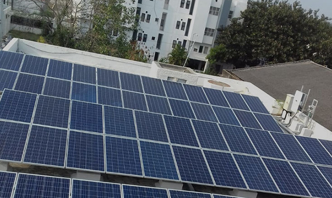 500 kWp Solar Power Plant, Karnataka, India