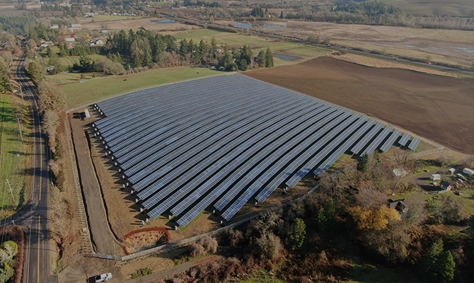 21 MWp Solar Power Plant, Oregon, USA