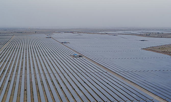 580 MWp Bhadla Solar Park, Rajasthan, India